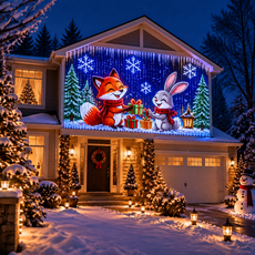 christmaslights™ Christmas LED Curtain Lights