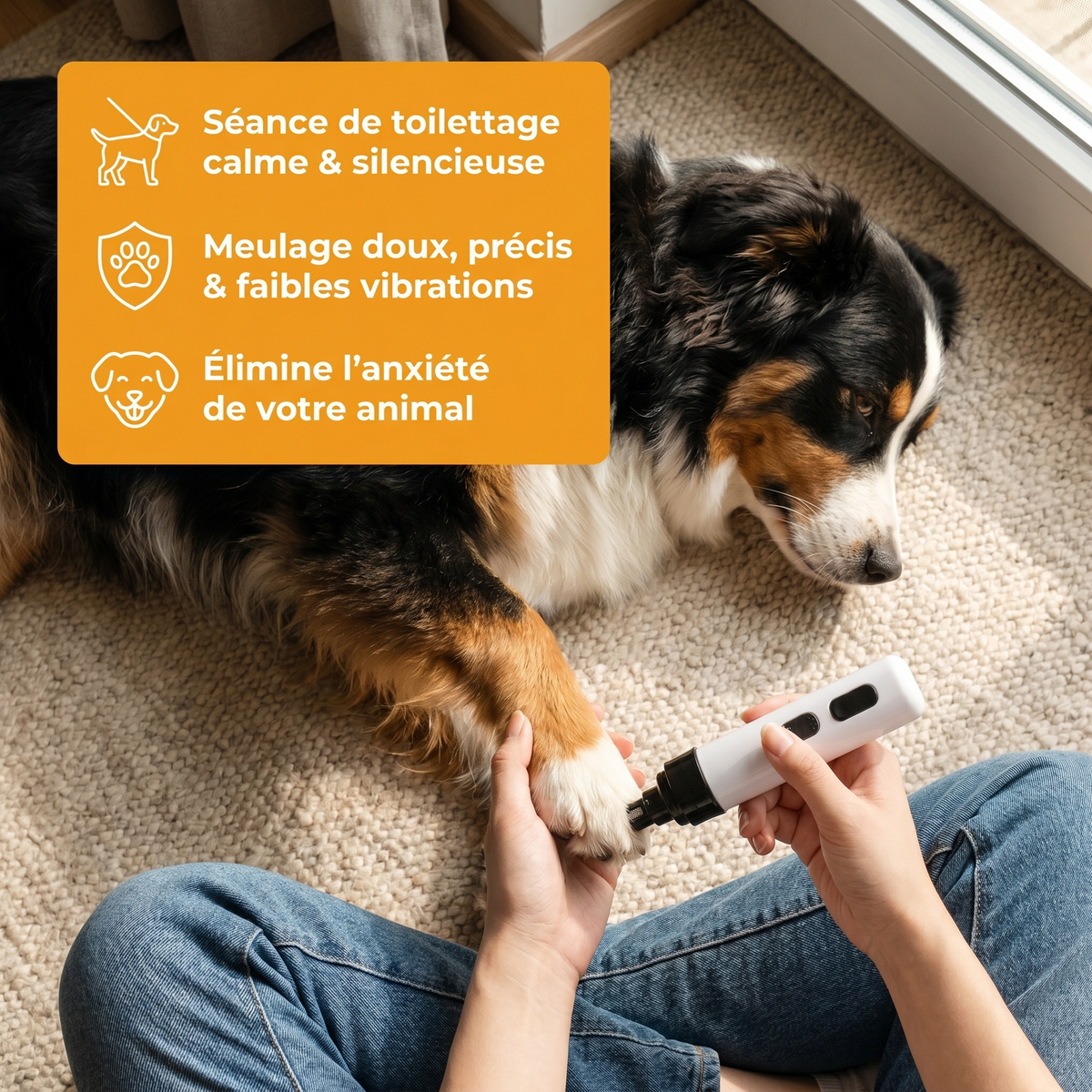 3 embouts interchangeables et 2 vitesses