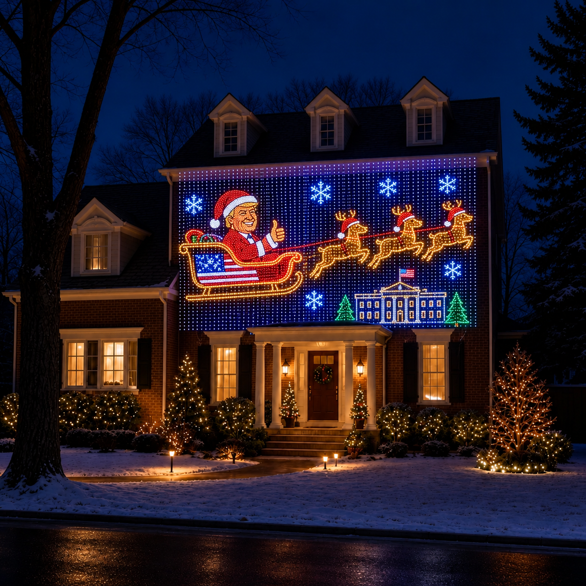 Trumplights Christmas LED curtain lights